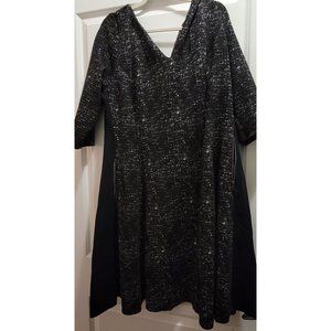 Lane Bryant Jacquard Princess Fit & Flare Dress